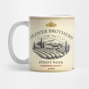 Glover Brothers Wine Label Mug